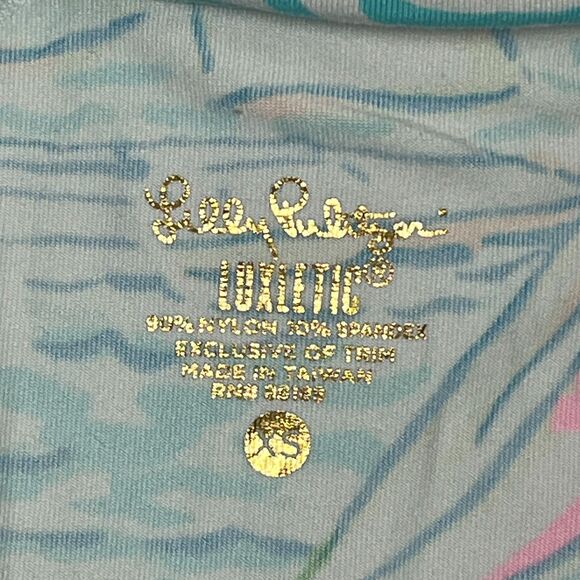 Lilly Pulitzer Luxletic Serena Jacket You Gotta Regatta Seaside Aqua Women's XS - Picture 6 of 7